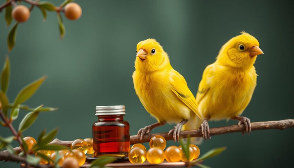 vitamina A para canarios